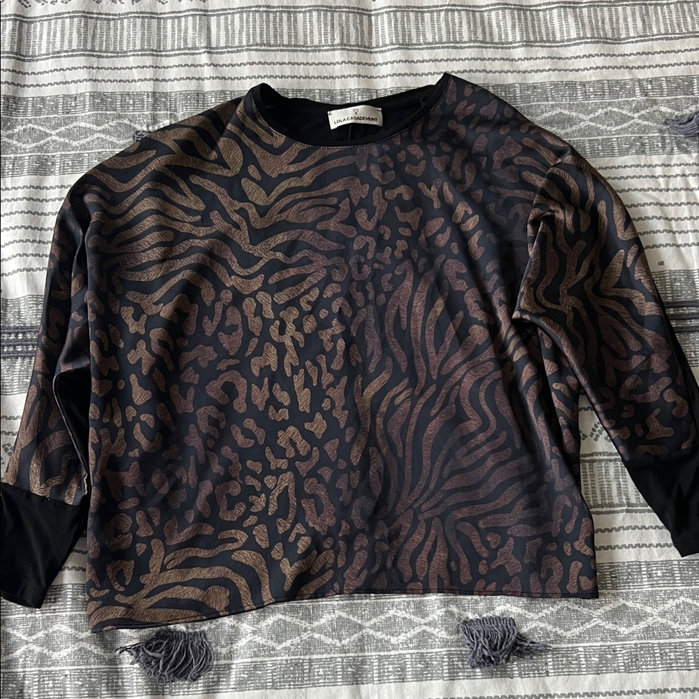 Lola Casademunt Animal Print Top
